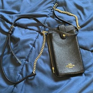 Coach cell phone crossbody